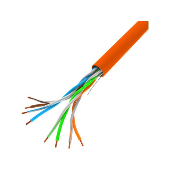 Kabel UTP Kat.5e DRUT CCA LCU5-10CC-0305-O Pomarańczowy