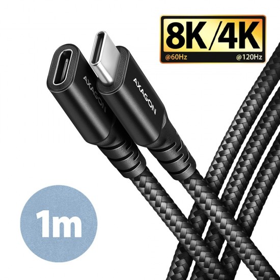 BUCM32-CF10AB Kabel przedłużacz Gen2 USB-C - USB-C, 1m, 5A, 20Gbps, PD 240W, oplot