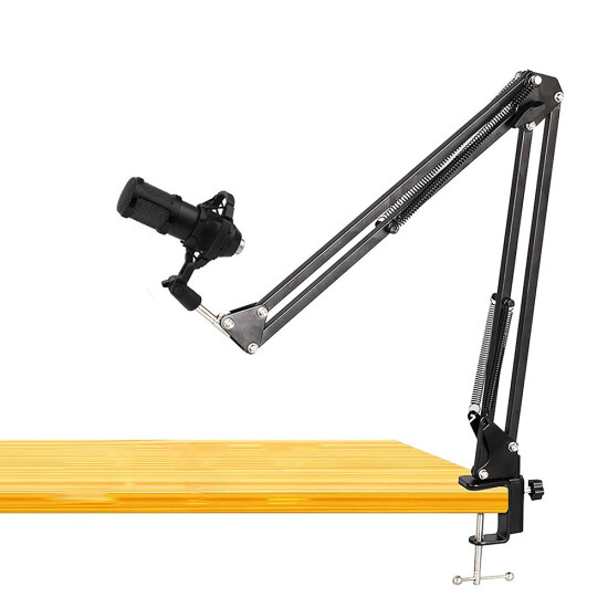 Mikrofon studyjny z zestawem akcesoriów pojemnościowy MT397K Czarny