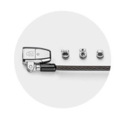 Blokada do laptopa ClickSafe 2.0 3-in-1 Keyed T-Bar, Nano, Wedge 