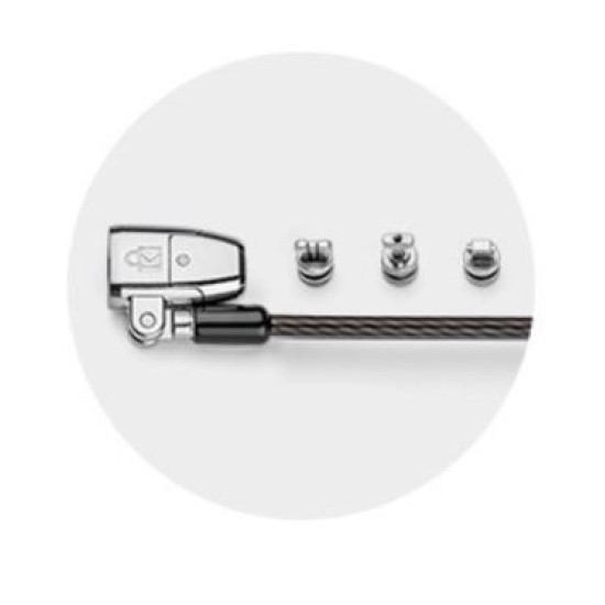 Blokada do laptopa ClickSafe 2.0 3-in-1 Keyed T-Bar, Nano, Wedge 