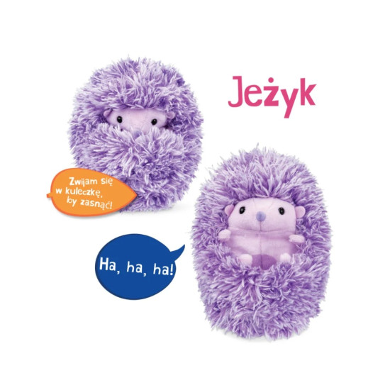 Maskotka interaktywna Kulisie Fioletowy Jeżyk