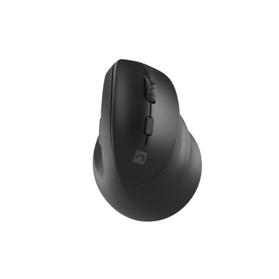 Mysz bezprzewodowa wertykalna Crake 2 2400 DPI Bluetooth 5.2 + 2.4GHz Czarna