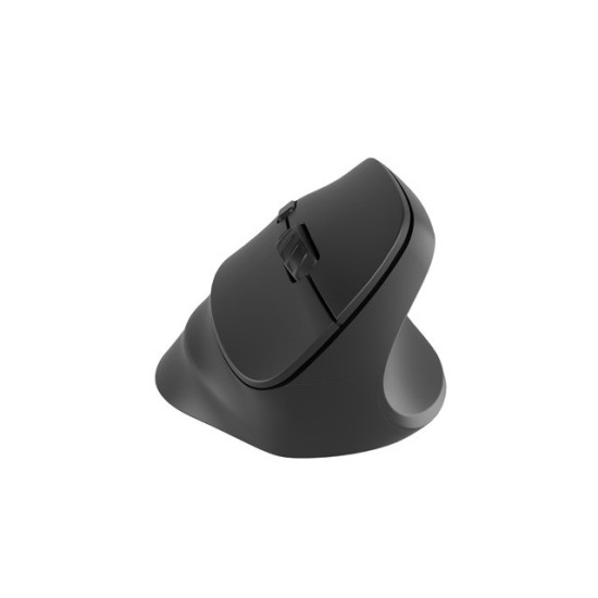 Mysz bezprzewodowa wertykalna Crake 2 2400 DPI Bluetooth 5.2 + 2.4GHz Czarna