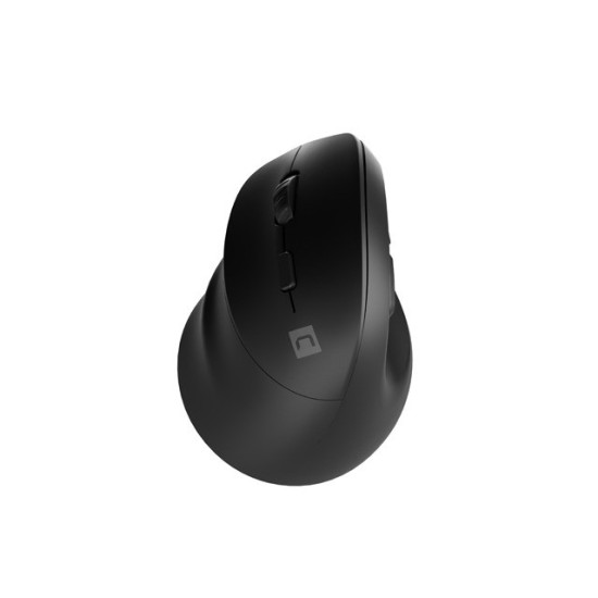 Mysz bezprzewodowa wertykalna Crake 2 2400 DPI Bluetooth 5.2 + 2.4GHz dla leworęcznych Czarna