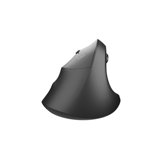 Mysz bezprzewodowa wertykalna Crake 2 2400 DPI Bluetooth 5.2 + 2.4GHz dla leworęcznych Czarna