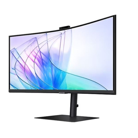 Monitor 34 cale LS34C652VAUXEN VA 3440x1440 UWQHD 21:9 1xHDMI 1xDP 1xUSB-C (90W) 2xUSB 3.0 LAN (RJ45) 5ms HAS Webcam głośniki zakrzywiony 3yrs on-site