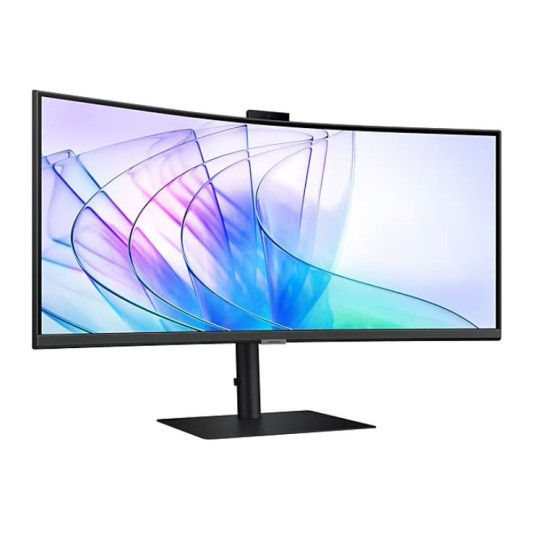 Monitor 34 cale LS34C652VAUXEN VA 3440x1440 UWQHD 21:9 1xHDMI 1xDP 1xUSB-C (90W) 2xUSB 3.0 LAN (RJ45) 5ms HAS Webcam głośniki zakrzywiony 3yrs on-site