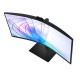 Monitor 34 cale LS34C652VAUXEN VA 3440x1440 UWQHD 21:9 1xHDMI 1xDP 1xUSB-C (90W) 2xUSB 3.0 LAN (RJ45) 5ms HAS Webcam głośniki zakrzywiony 3yrs on-site