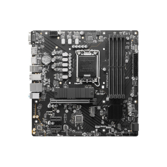 Płyta główna PRO B760M-P s1700 4DDR5 DP/HDMI 2M.2 mATX 