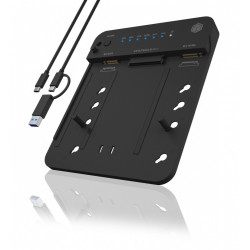 Stacja dokująca/klonująca IB-2915MSCL-C31 M.2  dla M.2 0NVMe i SATA 2,5/3,5 SSD/HDD 