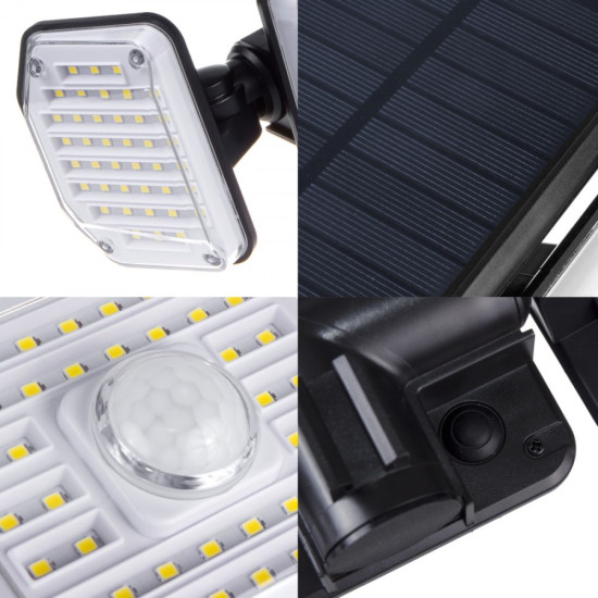 Solarna lampa LED z czujnikiem MCE615 