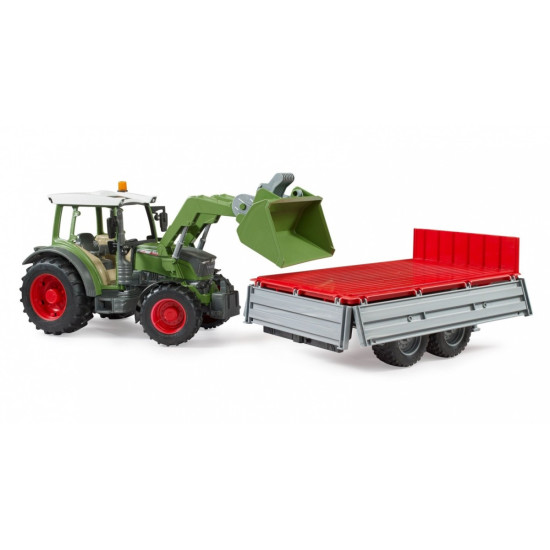Ciągnik Fendt Vario 211 z ładowaczem czołowym i wywrotką