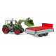 Ciągnik Fendt Vario 211 z ładowaczem czołowym i wywrotką