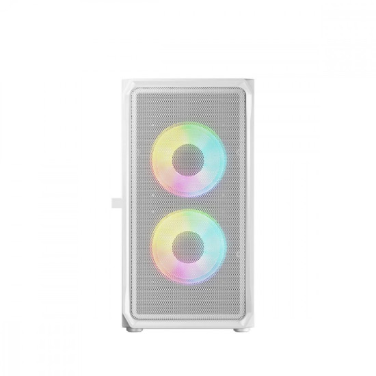 Obudowa Komputerowa Logic Portos ARGB Mini USB 3.0 Biała 