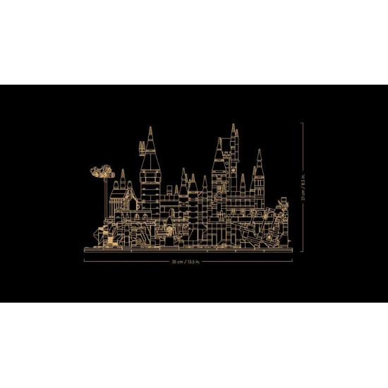 Klocki Harry Potter 76419 Zamek Hogwart i błonia