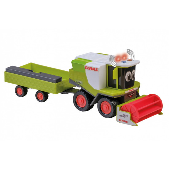 Kombajn Claas z przyczepą Happy People 