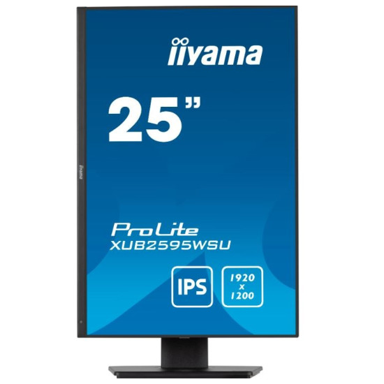 Monitor 25 cali XUB2595WSU-B5 IPS.PIVOT.16:10.USB.DP.HDMI.VGA.2x2W.  300(cd/m2).HAS(150mm) 
