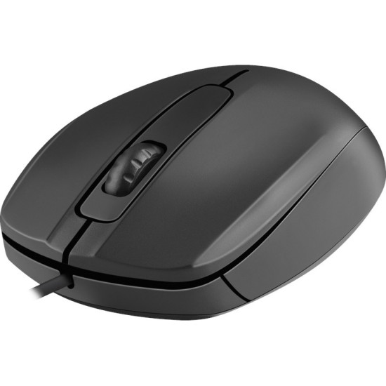 Mysz przewodowa optyczna Alpha MB-507 1000DPI 3P Czarna 
