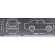 Klocki 72 elementów Trabant 601