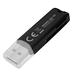 Czytnik kart SD, USB 2.0, 480 Mbps, AK-63 