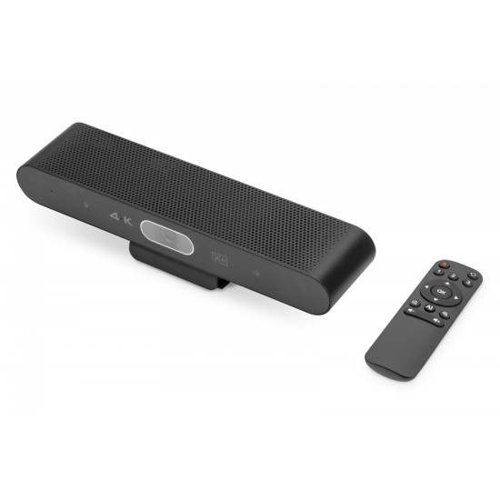 System wideokonferencji 4K ePTZ szeroki kąt 90° Sensor 3.0' 8MP Hi-Fi, 2 mikrofony, pilot 