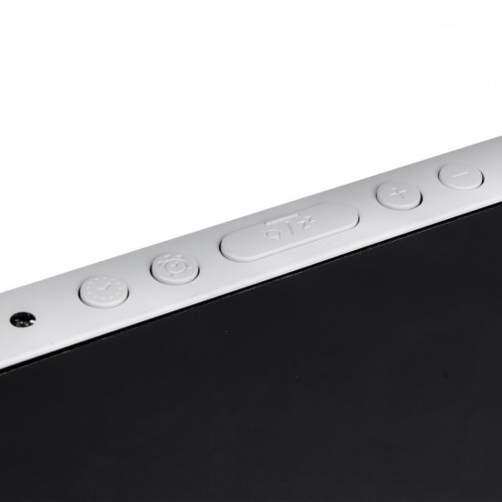 Zegar z alarmem i funkcją termometru GB383 Biały 