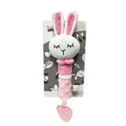 Zabawka z dźwiękiem - Króliczek 17 cm