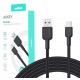 CB-NAC1 nylonowy kabel USB C - USB A | 1m | 3A | 60W PD | 20V