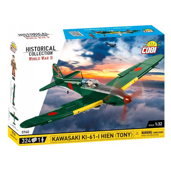 Klocki Historical Collection WWII KAWASAKI KI-61-I HIEN (TONY) 324K