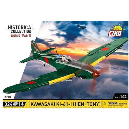 Klocki Historical Collection WWII KAWASAKI KI-61-I HIEN (TONY) 324K