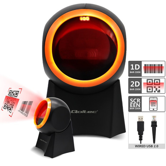 Stacjonarny czytnik kodów kreskowych 1D | 2D 