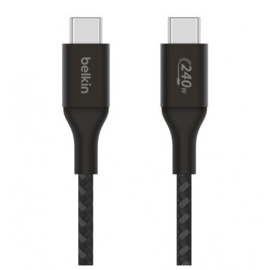 Kabel BoostCharge USB-C/USB-C 240W 1m czarny 