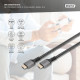 Kabel Premium połączeniowy HDMI 2.1 Ultra HighSpeed 8K60Hz UHD Typ HDMI A/A M/M 3m Czarny 
