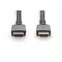 Kabel Premium połączeniowy HDMI 2.1 Ultra HighSpeed 8K60Hz UHD Typ HDMI A/A M/M 1m Czarny 