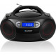 Boombox FM PLL CD/MP3/USB/AUX/Zegar/Alarm