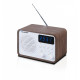 Radio przenośne FM PLL  Bluetooth SD/USB/AUX/Zegar/Alarm z akumulatorem