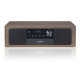 Mikrowieża all-in-one Bluetooth, HDMI ARC, Wejście optyczne CD/MP3/USB/AUX Zegar/ Alarm