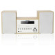 Mikrowieża Bluetooth RDS/ID3 tag CD/MP3/USB/AUX/Zegar/Alarm