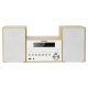 Mikrowieża Bluetooth RDS/ID3 tag CD/MP3/USB/AUX/Zegar/Alarm