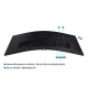Monitor 34 cale LS34C652UAUXEN VA 3440x1440 UWQHD 21:9 1xHDMI 1xDP 1xUSB-C(90W) 3xUSB 3.0 LAN (RJ45) 5ms 100Hz HAS+PIVOT zakrzywiony głośniki 3Y OS