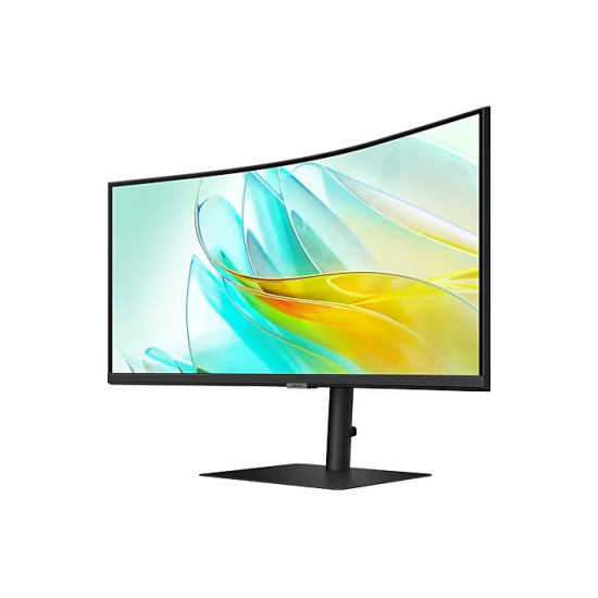 Monitor 34 cale LS34C652UAUXEN VA 3440x1440 UWQHD 21:9 1xHDMI 1xDP 1xUSB-C(90W) 3xUSB 3.0 LAN (RJ45) 5ms 100Hz HAS+PIVOT zakrzywiony głośniki 3Y OS