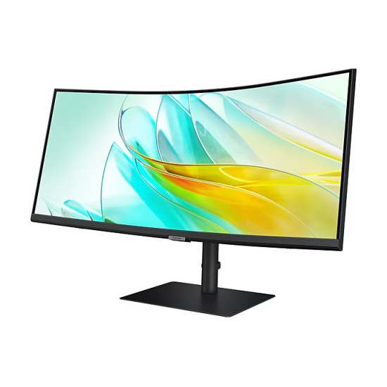 Monitor 34 cale LS34C652UAUXEN VA 3440x1440 UWQHD 21:9 1xHDMI 1xDP 1xUSB-C(90W) 3xUSB 3.0 LAN (RJ45) 5ms 100Hz HAS+PIVOT zakrzywiony głośniki 3Y OS