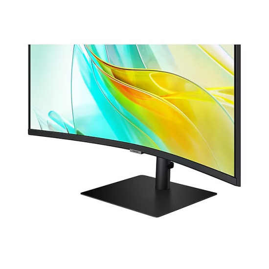 Monitor 34 cale LS34C652UAUXEN VA 3440x1440 UWQHD 21:9 1xHDMI 1xDP 1xUSB-C(90W) 3xUSB 3.0 LAN (RJ45) 5ms 100Hz HAS+PIVOT zakrzywiony głośniki 3Y OS