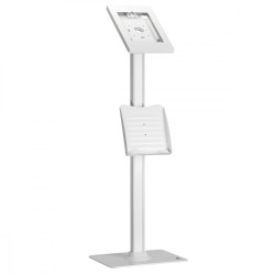 Uchwyt do tabletu podłogowy z blokadą reklamowy 9,7-11 cali MC-476W Biały