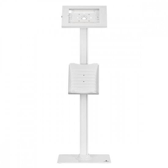 Uchwyt do tabletu podłogowy z blokadą reklamowy 9,7-11 cali MC-476W Biały