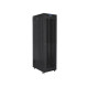 Szafa stojąca Rack 19 cali 47U 800x1000mm, drzwi perforowane LCD (FLAT PACK) czarna