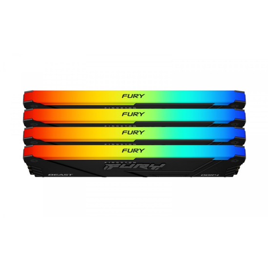 Pamięć DDR4 Fury Beast RGB 128GB(4*32GB)/3600 CL18