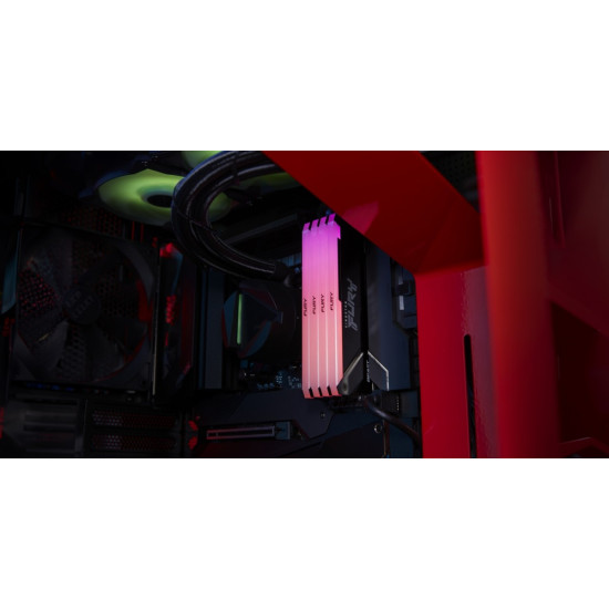 Pamięć DDR4 Fury Beast RGB 128GB(4*32GB)/3600 CL18