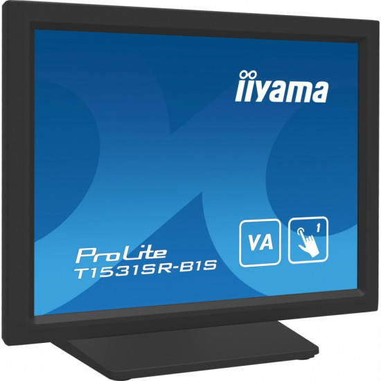 Monitor 15 cali T1531SR-B1S VA,RESISTIVE,HDMI,DP,VGA,IP54,2x1W 